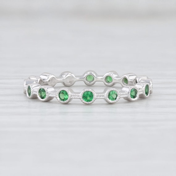 Tsavorite Garnet Ring, Green Garnet Ring, Garnet S