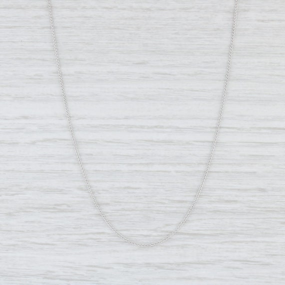 Spiga Chain Necklace, Wheat Chain Necklace, White