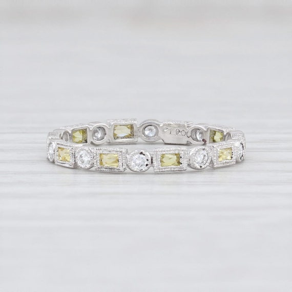 Yellow Sapphire Ring, Sapphire Diamond Ring. Gemst