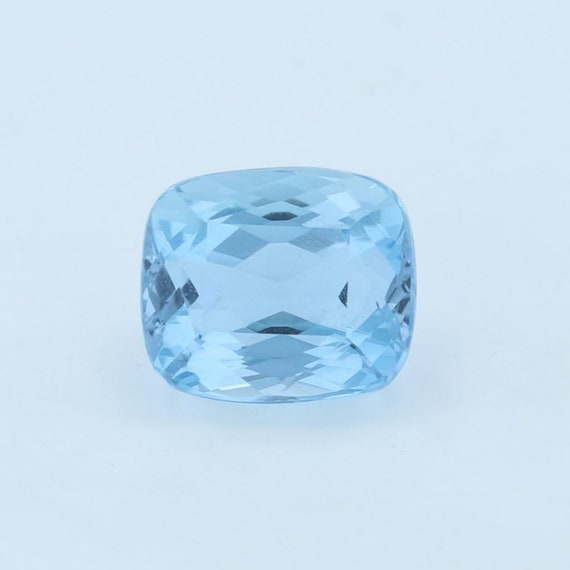 New 3.55ct 9.1 x 8mm Natural Aquamarine Solitaire… - image 1