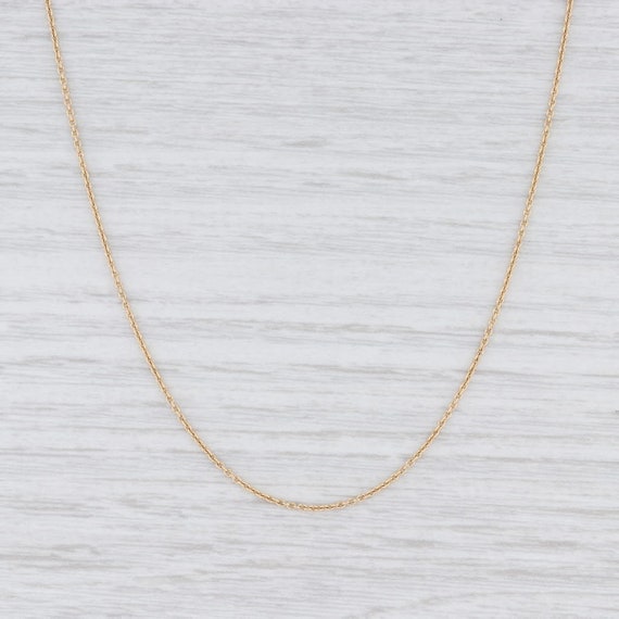 Cable Chain Necklace, Gold Chain, 16" Chain Neckla