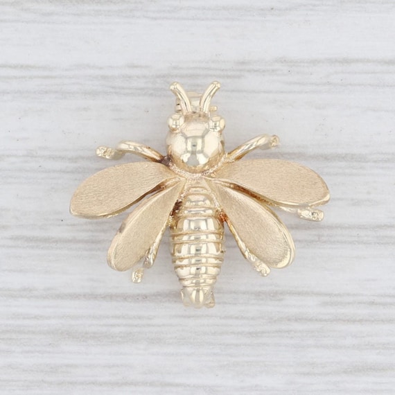 Vintage Brooch, Bumble Bee Brooch, Yellow Gold Bro