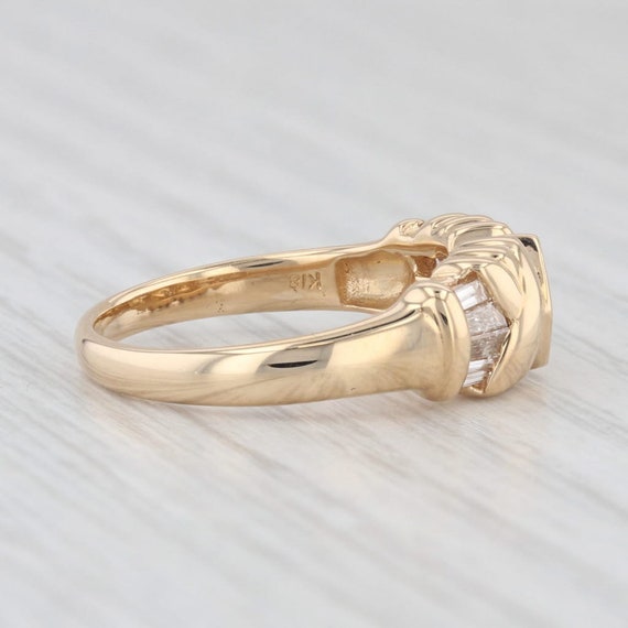 0.50ctw Diamond Ring 18k Yellow Gold Size 6.25 - image 5