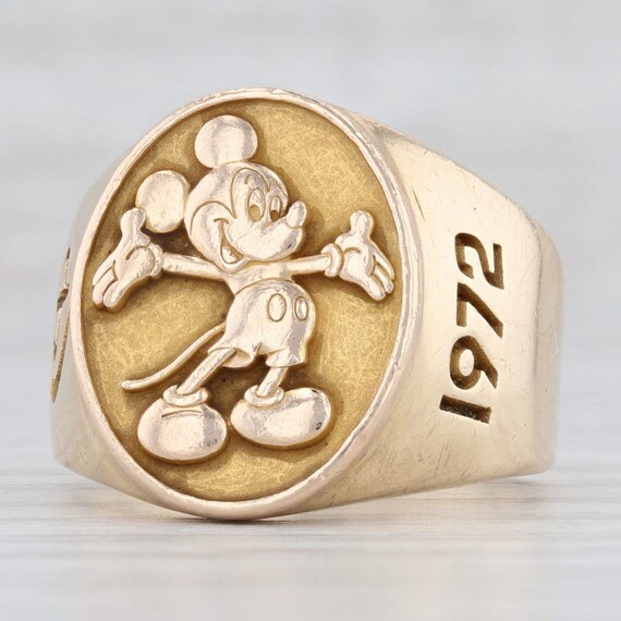 10k gold sale mickey mouse ring