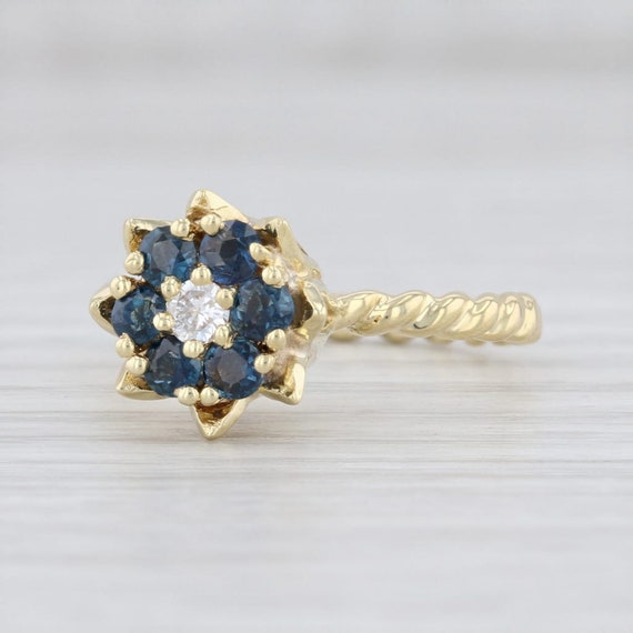 Blue Sapphire Ring, Sapphire & Diamond Ring, Sapph
