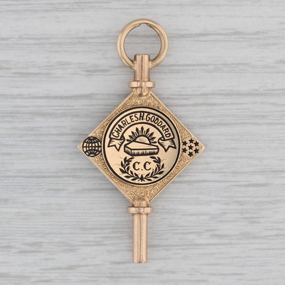 Kappa Alpha Society Watch Fob Vintage Fraternity … - image 2