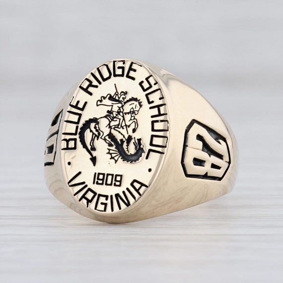 Blue Ridge School Ring, Virginia Class Ring, Yello