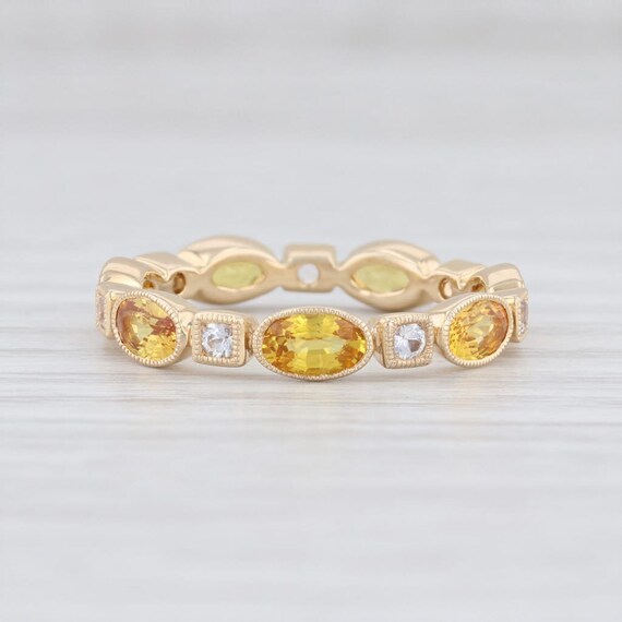 Sapphire Stackable Ring, Sapphire Ring, White Sapp