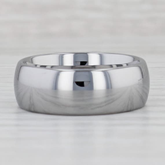 New Tungsten Carbide Ring Size 8 Wedding Band 8mm - image 1