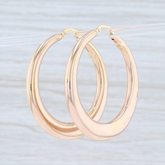 Hoop Earrings, Statement Earrings, Yellow Gold Hoo