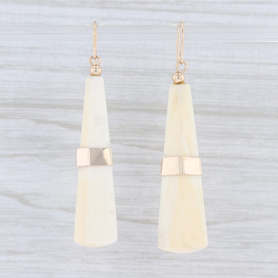 Resin Earrings, Tapering Pyramid Earrings, Dangle