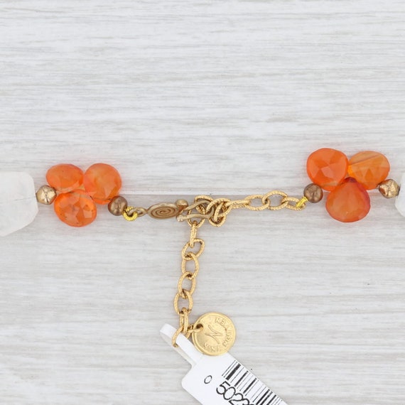 New Nina Nguyen Wisteria Bead Necklace Carnelian … - image 3