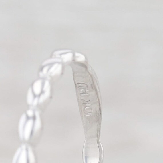 New Peridot Solitaire Diamond Halo Ring 10k White… - image 6