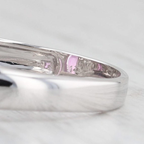 1.69ctw Oval Pink Kunzite Diamond Ring 14k White … - image 6