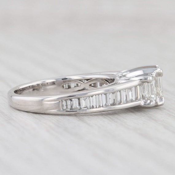 2.17ctw 3-Stone Diamond Ring 14k White Gold Size … - image 5