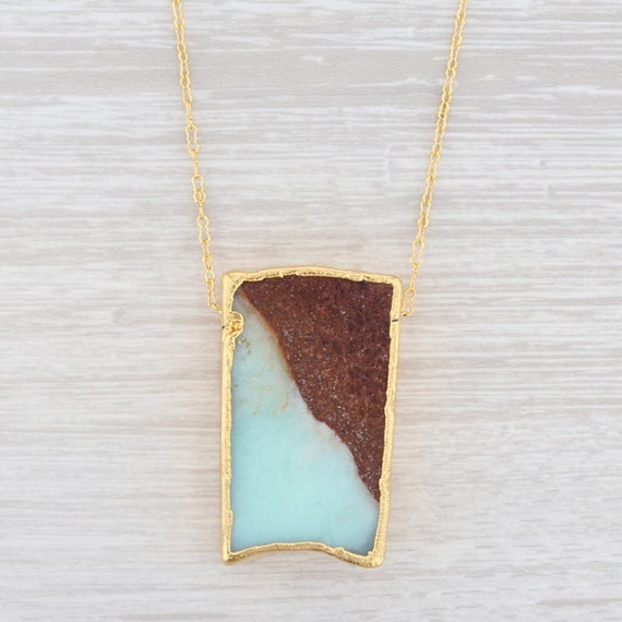 New Nina Nguyen Spirit Necklace Chrysoprase Crink… - image 1