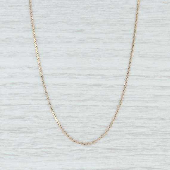 S-Link Chain Necklace, 14k Yellow Gold Chain, 15.7