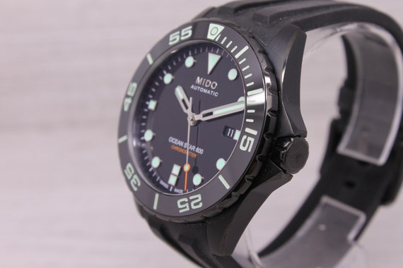 Mido Ocean Star 600 Chronometer Mens 43mm Black A… - image 4
