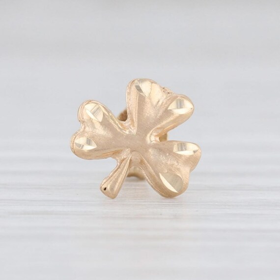 Single Stud Earring, Shamrock Earring, Clover Earr