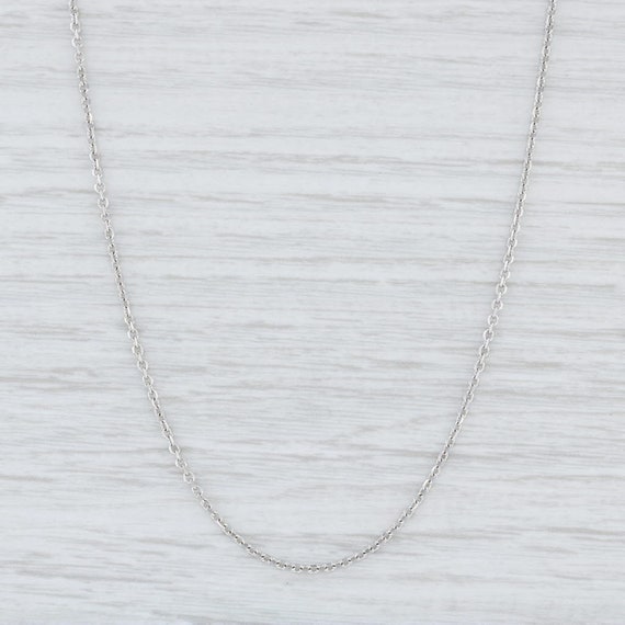 Cable Chain Necklace, Sterling Silver Necklace, 18