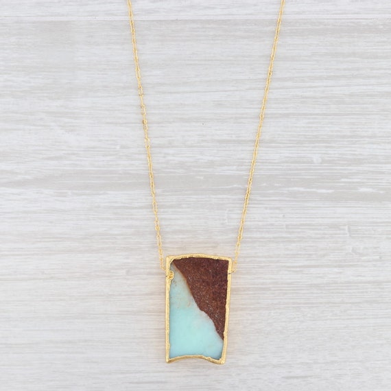 New Nina Nguyen Spirit Necklace Chrysoprase Crink… - image 2