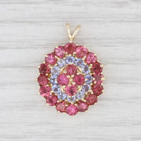 4.5ctw Pink Tourmaline Purple Tanzanite Pendant 10