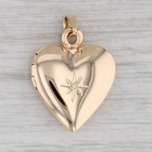 Louis Vuitton Diamond Heart Locket Necklace in 18K W #509516