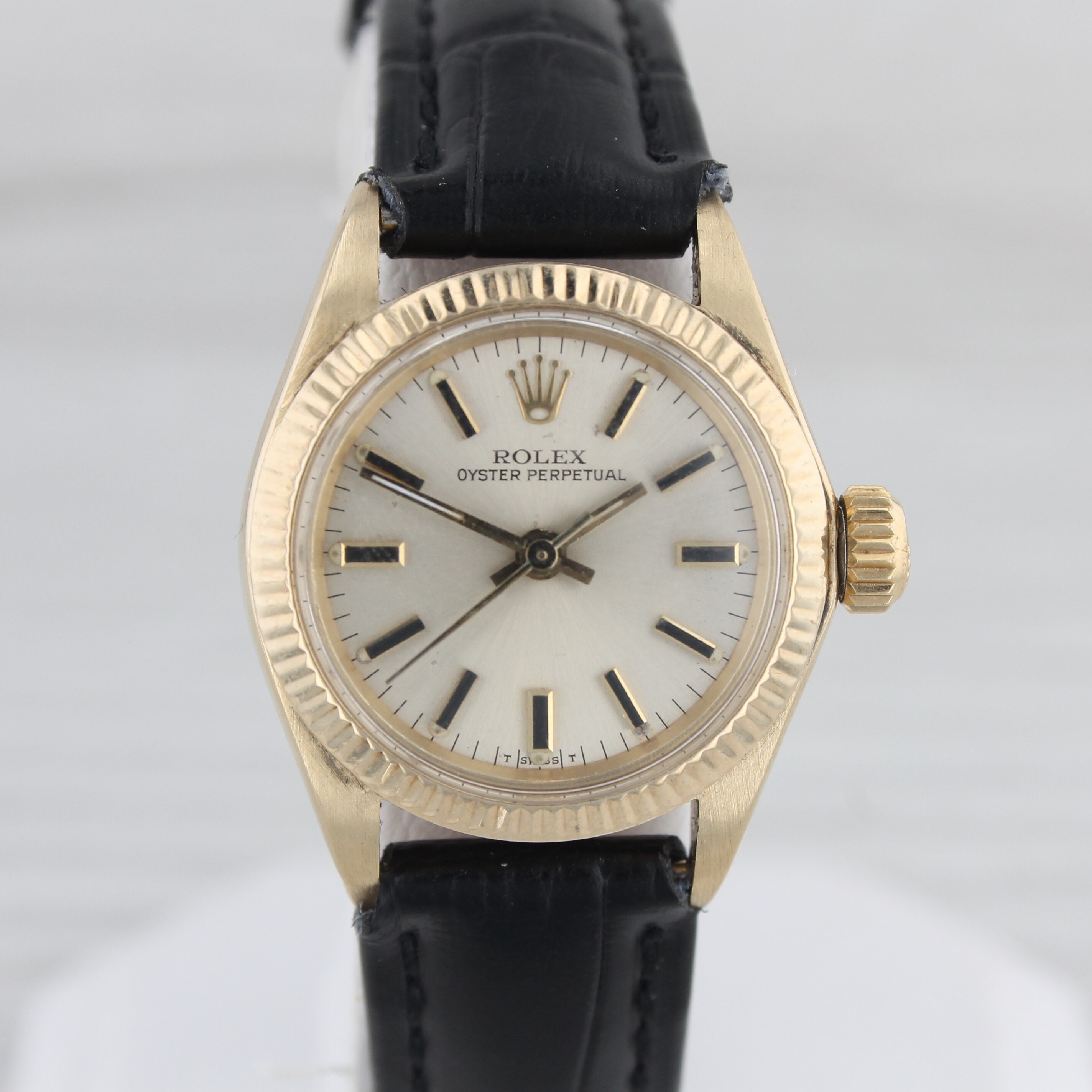 1980 Rolex Oyster Perpetual Ref.6719 14k Solid Gold Ladies Automatic Watch 2 Yr Etsy Canada