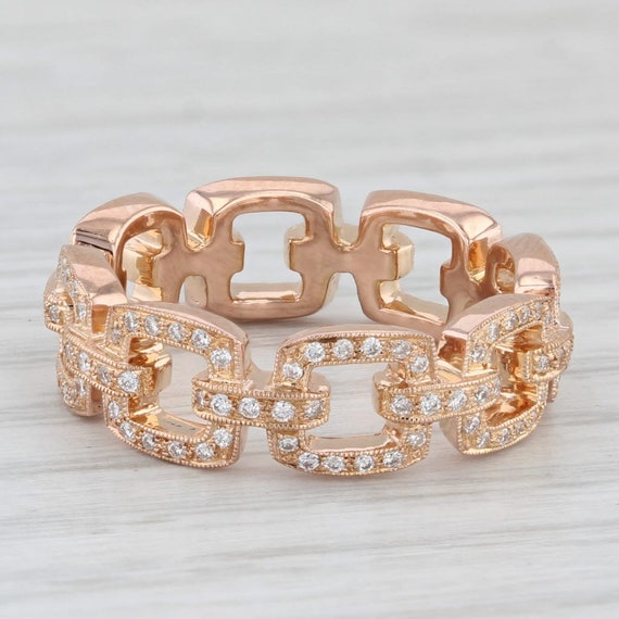 New Beverley K 0.45ctw Diamond Stackable Ring 14k… - image 2