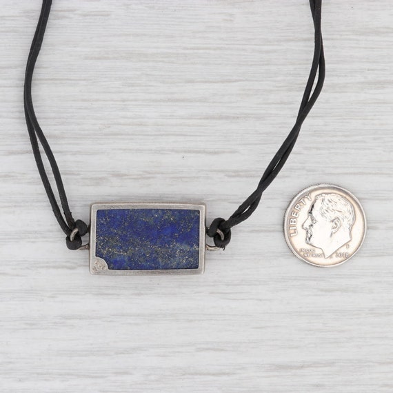 New Nina Nguyen Lapis Lazuli Pendant Leather Cord… - image 4