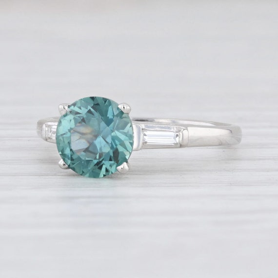 Blue Sapphire Ring, Sapphire & Diamond Ring, Plati