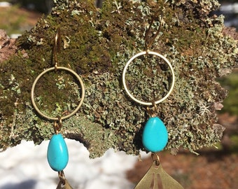 Laguna azul earrings