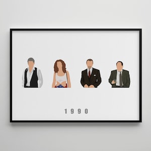 Pretty Woman: Movie Poster / Alternative Film Art / Character Drawing / Wall Decor / Minimalist Nostalgia / Retro Gift / Cinema / 80s  90s