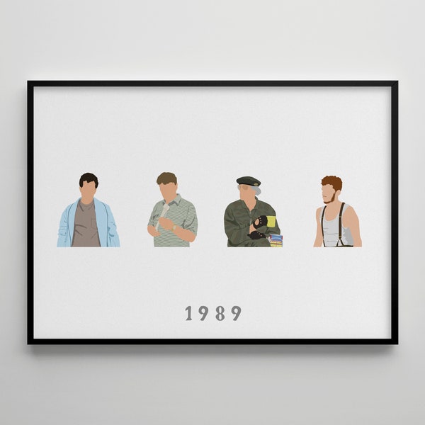The Burbs: Movie Poster / Alternative Film Art / Character Drawing / Wall Decor / Minimalist Nostalgia / Retro Gift / Cinema / 80s  90s