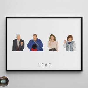 Planes, Trains & Automobiles: Movie Poster / Movie Print / Movie Art / Character Art / Film Poster / Film Print / Film Art / Minimalist Deco