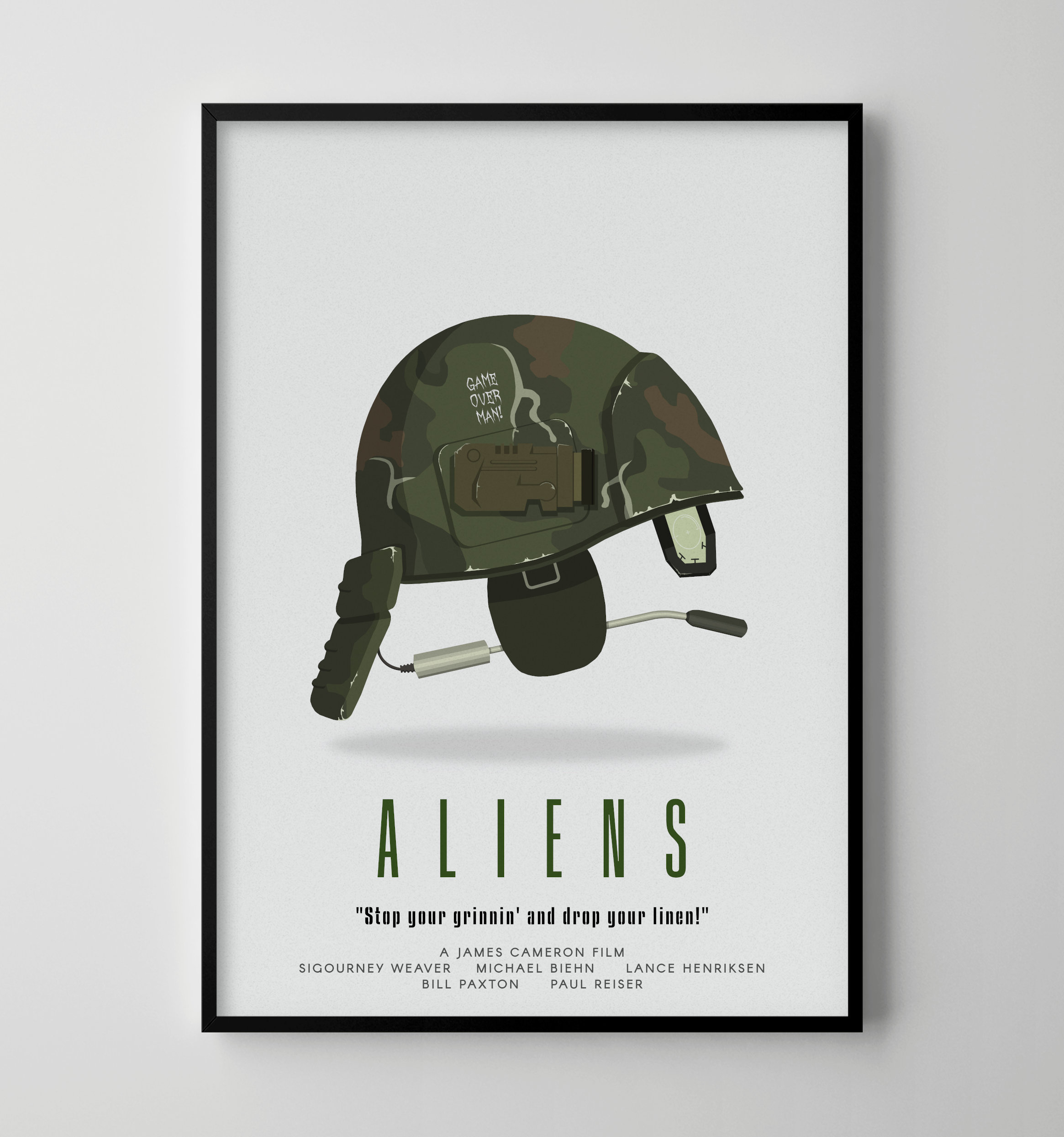 Aliens Movie Private Hudson: Game Over, Man. Game Over! - Game Over Man -  Posters and Art Prints