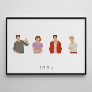 Sixteen Candles: Movie Poster / Alternative Film Art / Character Drawing / Wall Decor / Minimalist Nostalgia / Retro Gift / Cinema / 80s