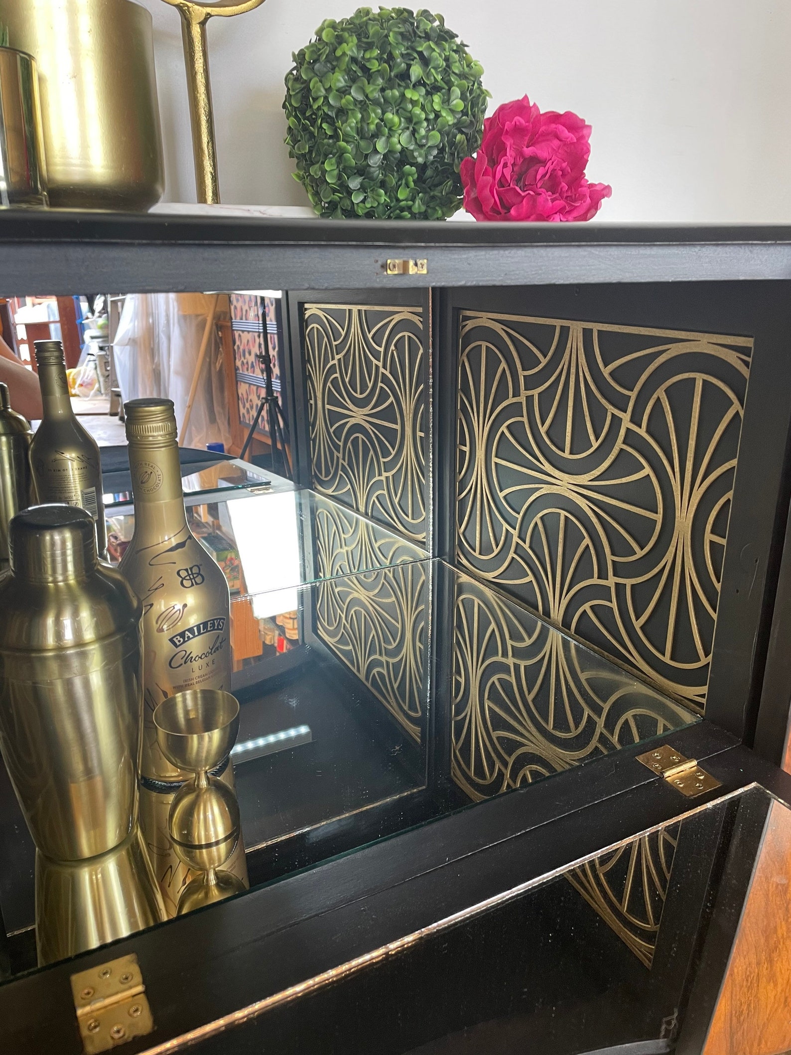 Beautility Black and Gold Art Deco Cocktail SOLD Etsy UK
