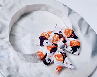 Baby Halloween Headband: Stretchy Pumpkin Design