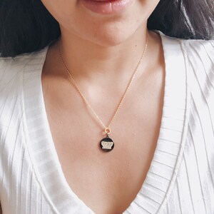 Königin Anhänger Vergoldete Kette Halskette | Vergoldete Krone Halskette Anhänger | Queen Style Anhänger Halskette | Damen Halskette Geschenk