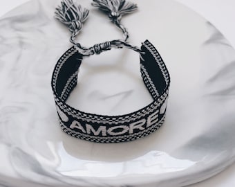 Personalized Woven Friendship Bracelet: Bohemian Embroidered Wristband