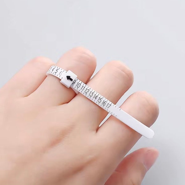 Ring Sizer Jewelry Measuring | Reusable Finger Size Gauge Measure Tool | Ring Measure for Men and Women | Reusable Finger Size Tape