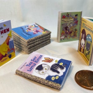 Four Tiny Golden Books