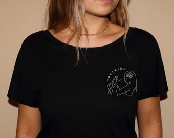 Aquarius Shirt / Aquarius t-shirt / Aquarius Zodiac / Aquarius Gifts / Minimalist t-shirt / Zodiac Gifts / Personalized Gifts for Her