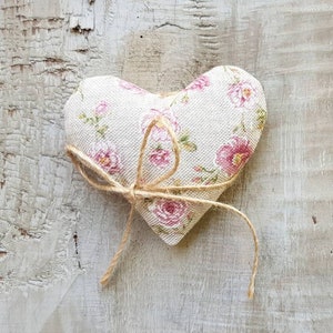 Lavender Heart Sachet Flower Vintage Decor zdjęcie 7