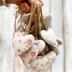 Lavender Heart Sachet Flower Vintage Decor