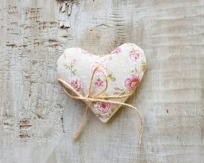 Lavender Heart Sachet Flower Vintage Decor zdjęcie 7