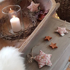 Lavender Star Sachet Vintage Red Hanging Room Decor zdjęcie 5