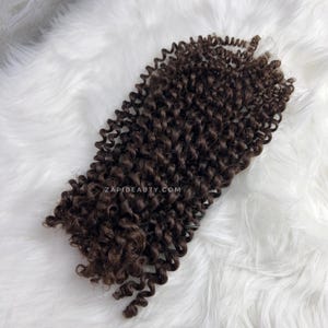 26&quot; 3c 4a kinky krullend echt mensenhaar voor vlechten en haken 300 g