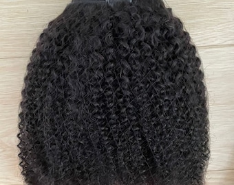 Afro Kinky Lockigt Clip-Ins | Äkta hårförlängningar för svarta kvinnor